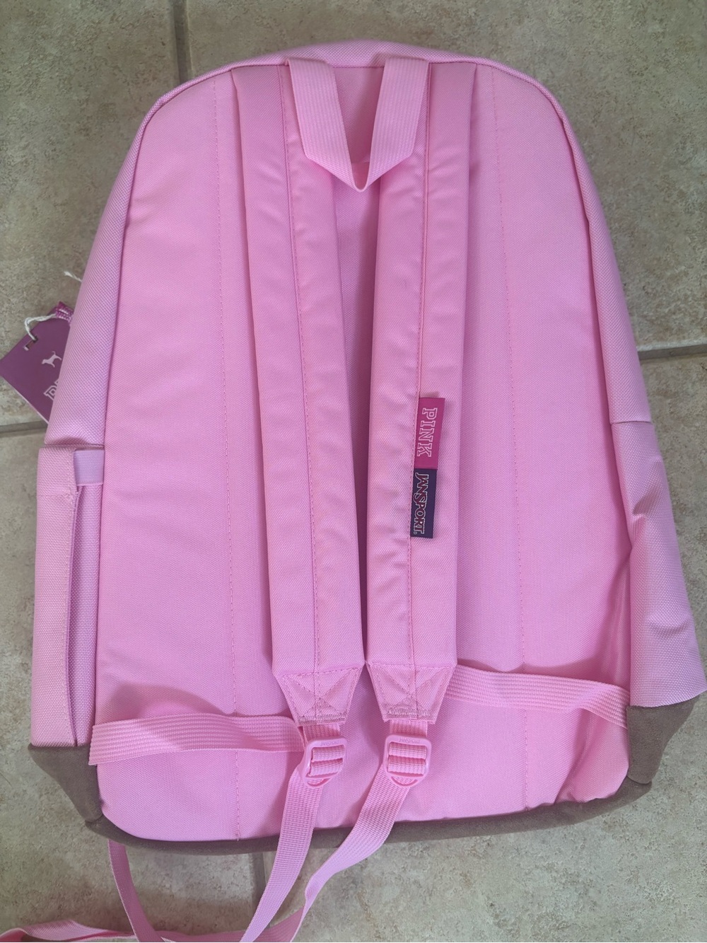 Victoria’s Secret Pink x Jansport Backpack & Lunch Bag Set Pink Puppy Dog - Picture 5 of 7